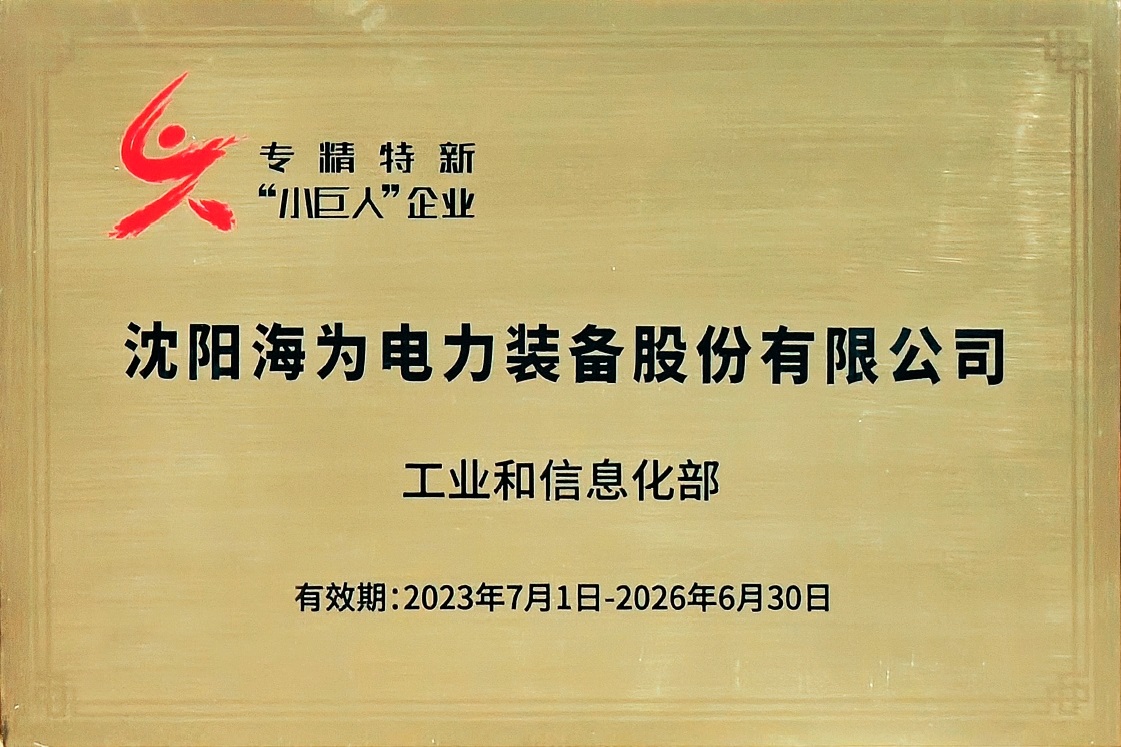 國(guó)家級(jí)專精特新”小巨人“企業(yè)